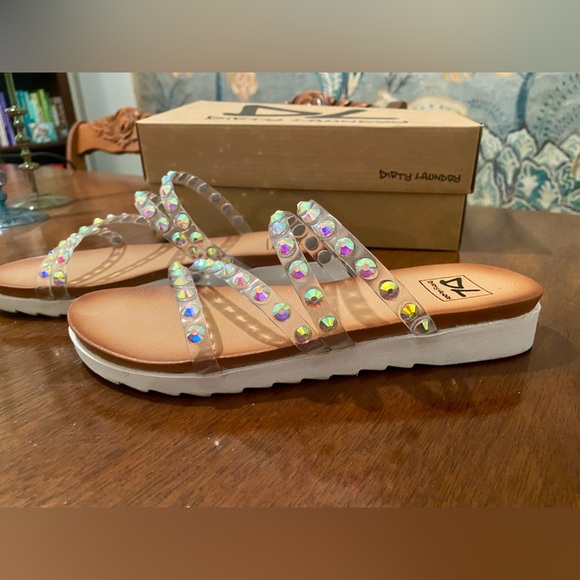 Dirty Laundry by Chinese Laundry Women's Coral Reef Sandal Iridescent Size 6.5 - Picture 11 of 11